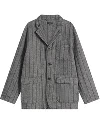 Engineered Garments - Herringbone Wool Loiter Jacket - Lyst