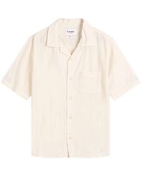 Corridor NYC - Striped Seersucker Short Sleeve Shirt - Lyst