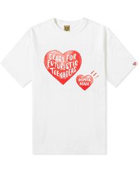 Human Made - Drawn Hearts T-Shirt - Lyst