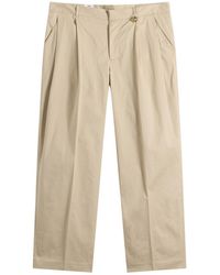 CASABLANCA - Pleated Straight Leg Trouser - Lyst
