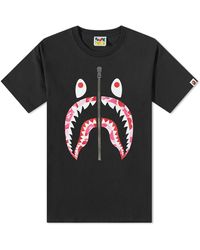 A Bathing Ape - Abc Camo Shark T-shirt - Lyst