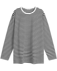 Nanamica - Coolmax Long Sleeve Stripe T-Shirt - Lyst