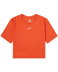 Nike - Essentials Slim Crop T-Shirt Mantra - Lyst