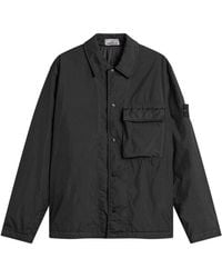 Stone Island - Crinkle Reps Shirt Jacket - Lyst