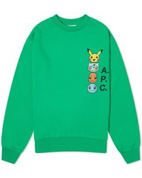A.P.C. - Pokémon The Crew Sweatshirt - Lyst