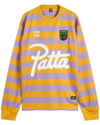 PATTA - Stripe Long Sleeve Football Jersey - Lyst
