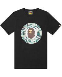 A Bathing Ape - Woodland Camo Busy Works T-Shirt - Lyst