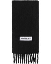 Acne Studios - Vally Embroidered Scarf - Lyst