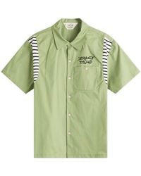 Brain Dead - Cobra Flocked Bowling Shirt - Lyst