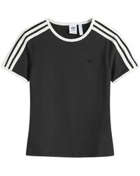 adidas - 3 Stripe Cali T-Shirt - Lyst
