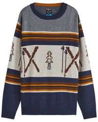Kavu - Highline Jacquard Crew Neck Jumper - Lyst