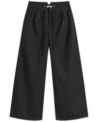 Entire studios - Wool Blend Cinch Pants - Lyst