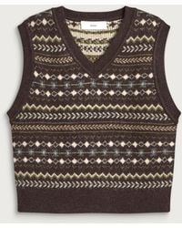 DUNST - Crafted V-Neck Knit Vest - Lyst