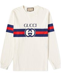 Gucci - Long Sleeve New Logo T-Shirt - Lyst