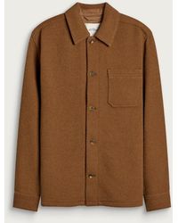 Les Deux - Twill Wool Overshirt - Lyst