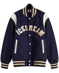 ICECREAM - Drippy Varsity Jacket - Lyst