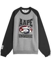 Aape By A Bathing Ape - Aape Ice Hockey Camo Stamp Sweatshirt - Lyst
