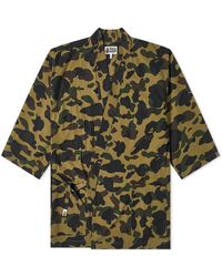 A Bathing Ape 1st Camo Kimono Shirt for Men | Lyst