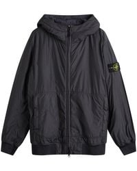Stone Island - Crinkle Reps Nylon Hooded Primaloft Jacket - Lyst