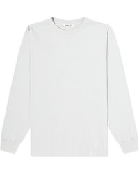 AURALEE - Long Sleeve Luster Plaiting T-Shirt - Lyst