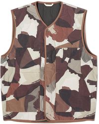 Norse Projects - Peter Camo Nylon Insulated Vest - Lyst
