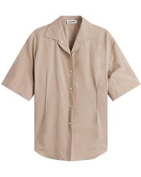 Jil Sander - Short Sleeve Boxy Fit Shirt - Lyst