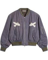 STORY mfg. - Hand Applique Seed Bomber Jacket - Lyst