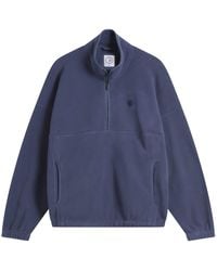 POLAR SKATE - Ivan Half Zip Fleece Sweatshirt - Lyst