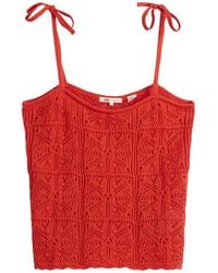 Levi's - Abbey Tie Shoulder Crochet Tank - Lyst