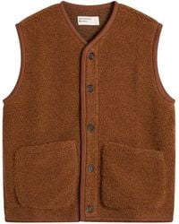 Universal Works - Alvar Fleece Lancaster Gilet - Lyst