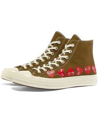 comme des garçons play x converse chuck taylor polka dot