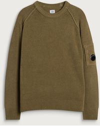 C.P. Company - Chenille Knit Lens Jumper - Lyst