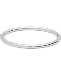 Missoma - Classic Round Hinged Bangle Bracelet - Lyst