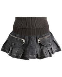 Miss Sixty - Knwls X Mini Skirt - Lyst