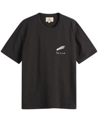 Folk - Slub Embroidery T-Shirt - Lyst