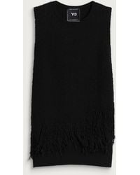 Y-3 - Knit Fringe Vest - Lyst