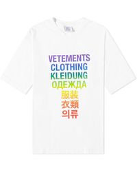 Vetements Translation T-shirt in Black for Men | Lyst