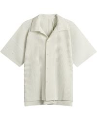 Homme Plissé Issey Miyake - Pleat Short Sleeve Shirt - Lyst