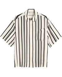 Anine Bing - Coco Short Sleeve Stripe Shirt - Lyst