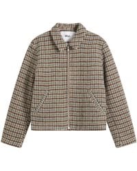 Won Hundred - Dutton Houndstooth Wool Jacket - Lyst