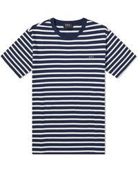 A.P.C. - Emilien Stripe T-Shirt - Lyst