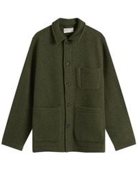 Universal Works - Wool Fleece Field Jacket - Lyst