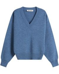 Rohe - V-Neck Knitted Jumper - Lyst
