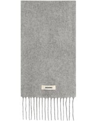 Jacquemus - Mohair Alpaca Grosgrain Logo Scarf - Lyst