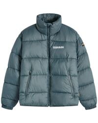 Napapijri - Box Logo Puffer Jacket - Lyst