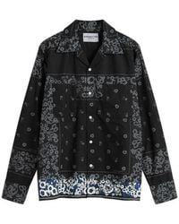 Nomarythm Textile - Overdyed Bandana Print Shirt - Lyst