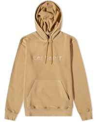 Carhartt Hooded Duster Sweat in Natural for Men | Lyst
