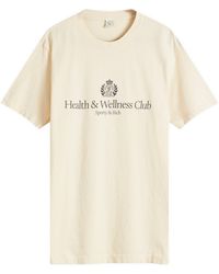 Sporty & Rich - H&W Crest T-Shirt - Lyst