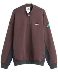 adidas - Eqt Half Zip Top - Lyst