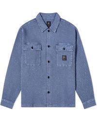 Brain Dead - Waffle Snap Front Overshirt - Lyst